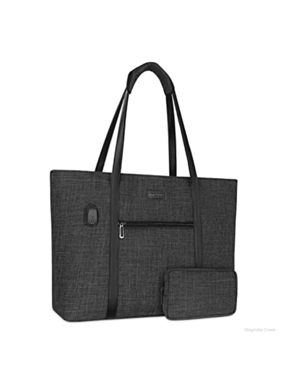 17.3 Inch Laptop Tote Bag with USB Charging Port Padded Compartment